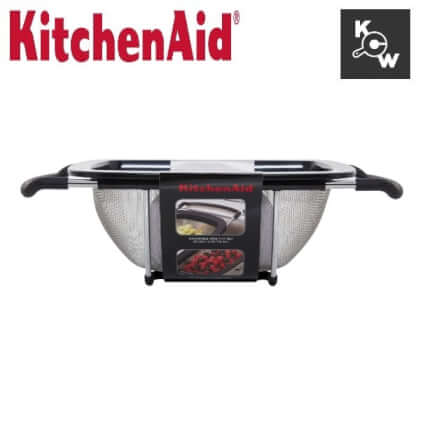 กระชอนล้างผักผลไม้สแตนเลสขยายได้ KitchenAid KG867OB สีดำ_8